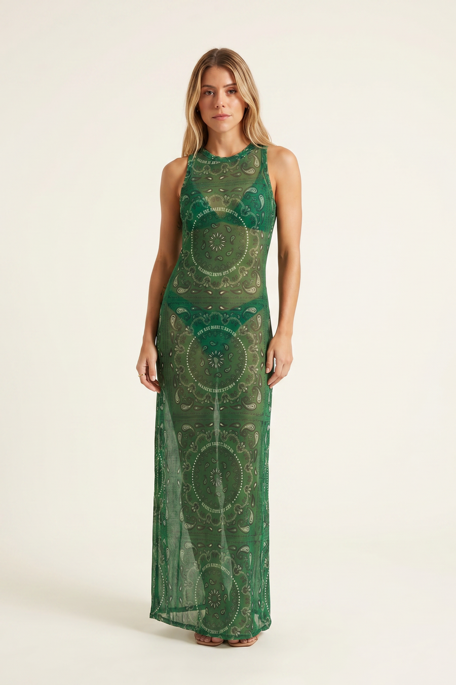 Bandana Mesh Dress