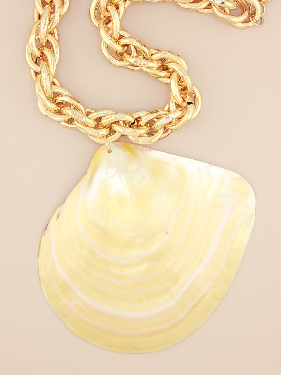 Natural Gold Shell Jumbo Gold Shell – Cristalina Swimwear
