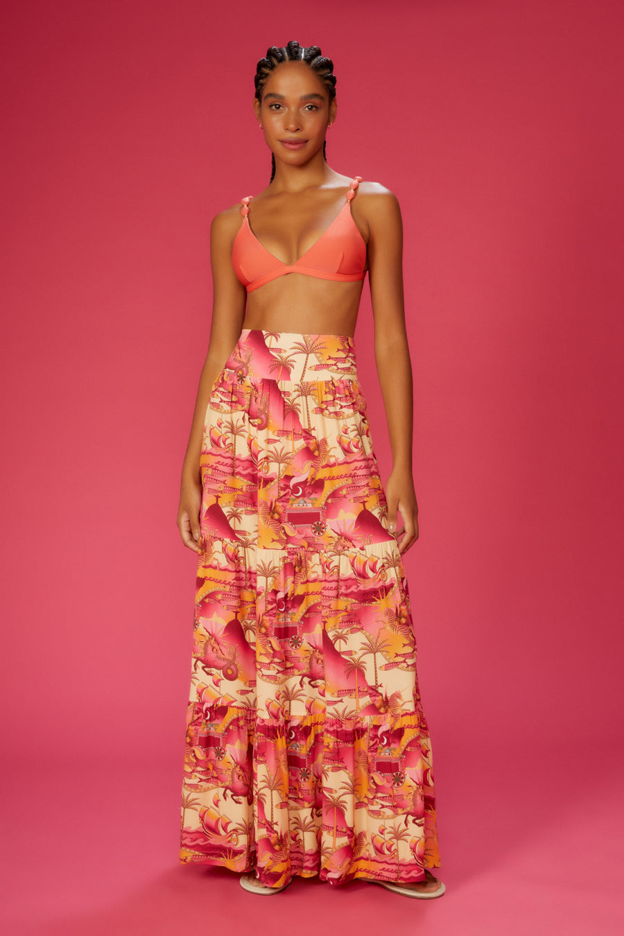 Lastex Tropical Skirt