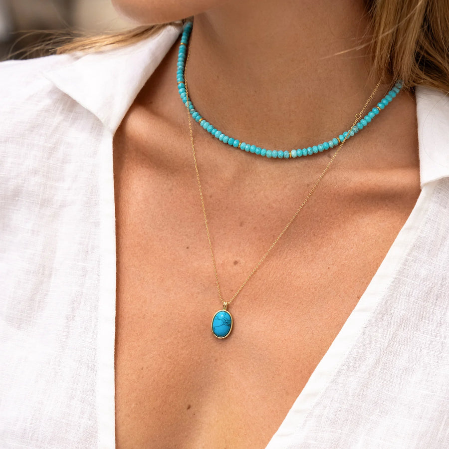 Turquoise Pendant Necklace