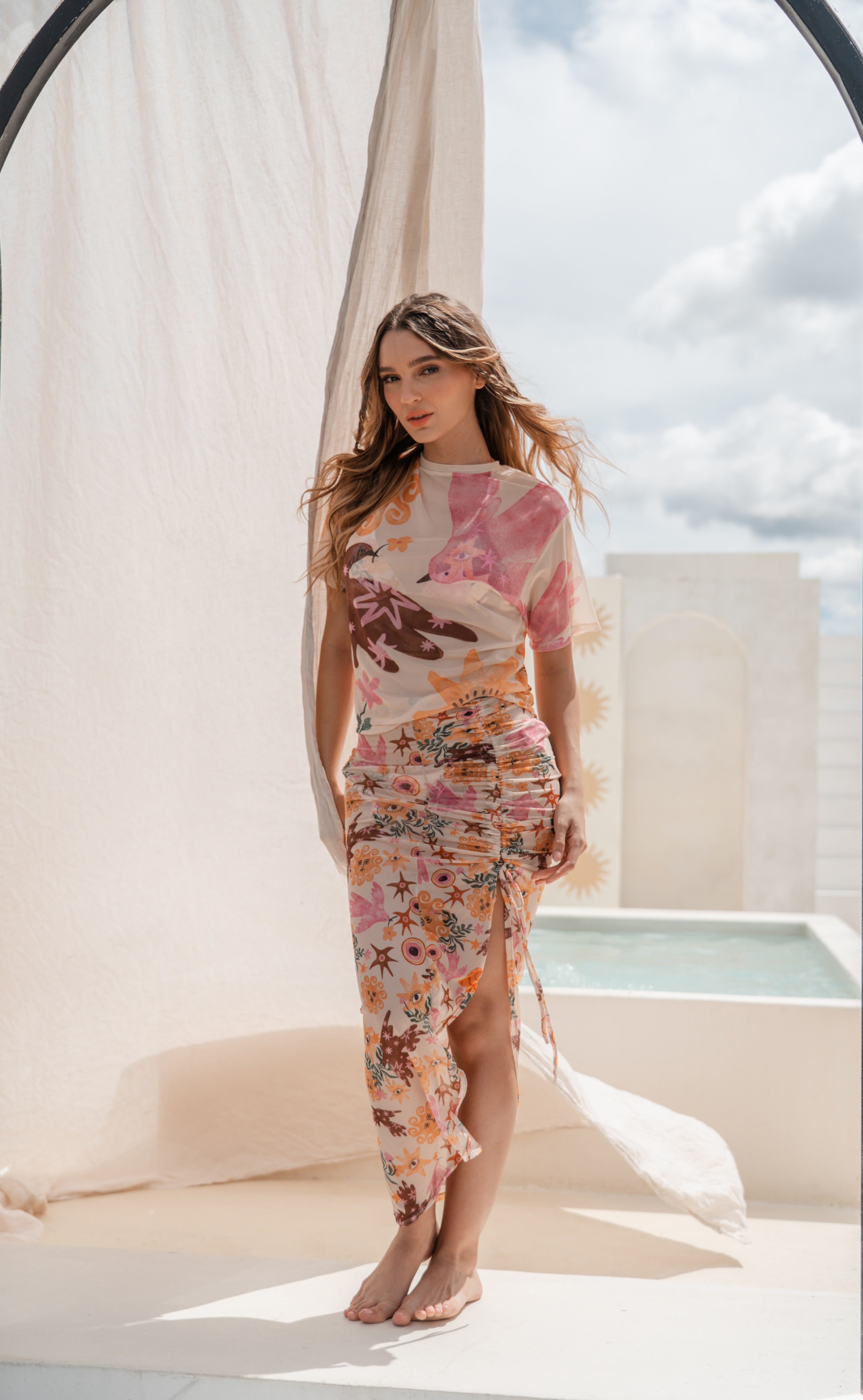 Matching Beach Looks