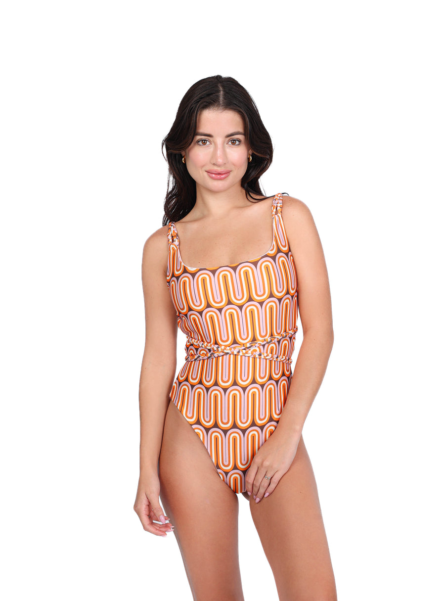 Cheers US Women's Cheeky One Piece Swimsuit Strappy Low Back
