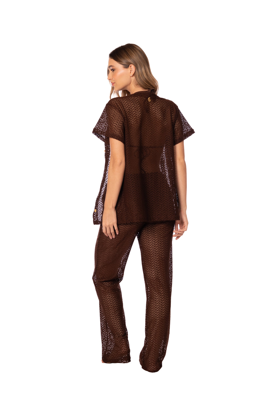 I’m Chocolate Mesh Knit Pants