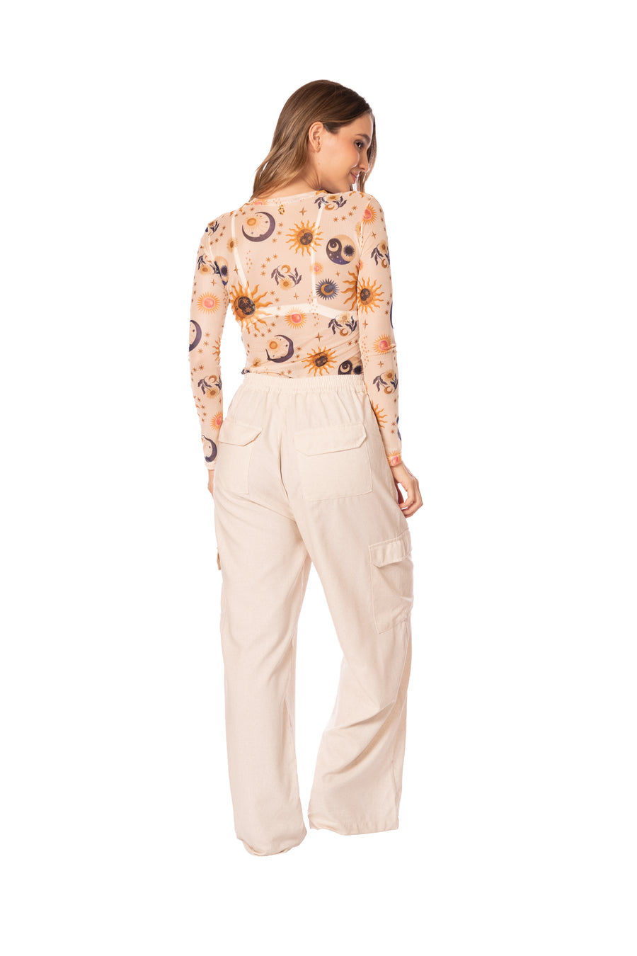 Sol & Luna Mesh Long Shirt