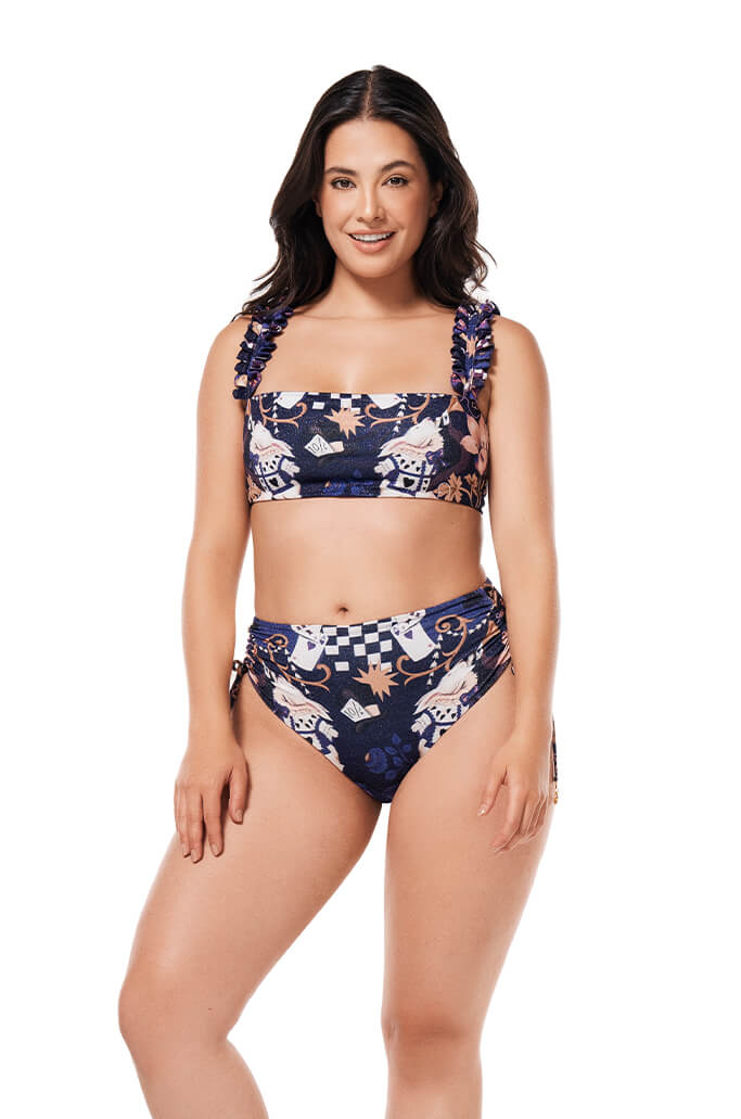 Nora Wonderland High Waist Bikini Bottom