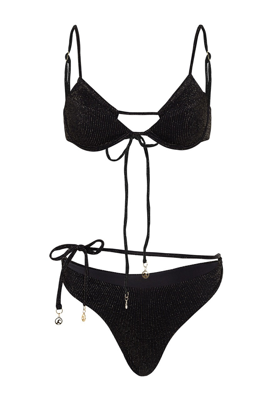 Blair Raven Bikini Top Cristalina Swimwear