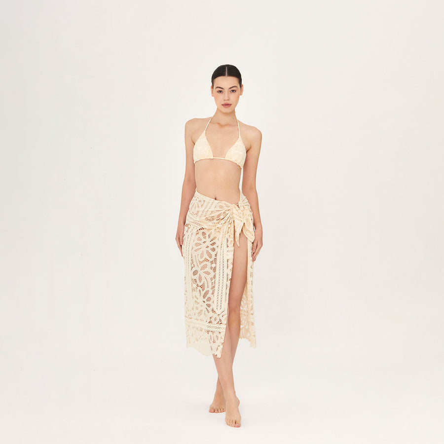 La Perle-507 Wrap Skirt