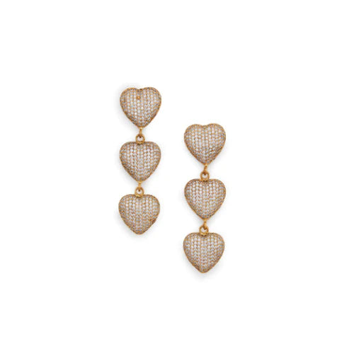 Heart Trail Earrings